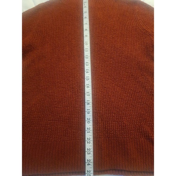 Old Navy Womens Sweater Sz Medium High Neckline Mock Thick Knit Honeycomb Autumn - Picture 12 of 12
